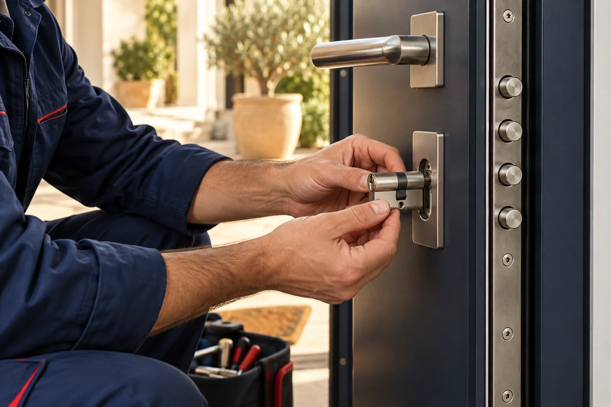 Installazione di una serratura di sicurezza