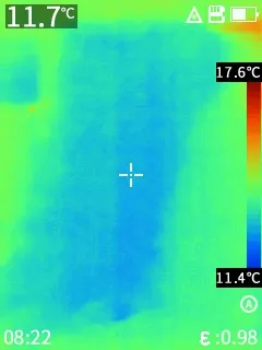 Indagine termografica iniziale