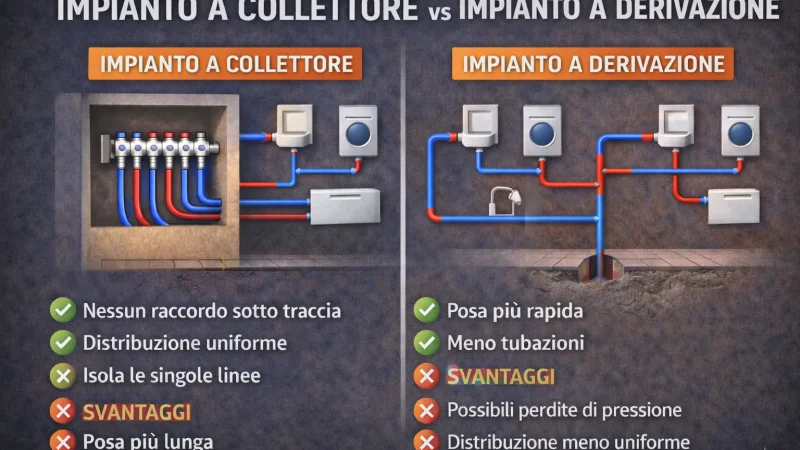 Impianto idraulico sanitario casa: materiali, multistrato e tipologie